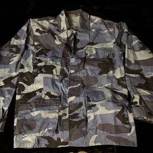 Navy Camouflage Jacket - US Military